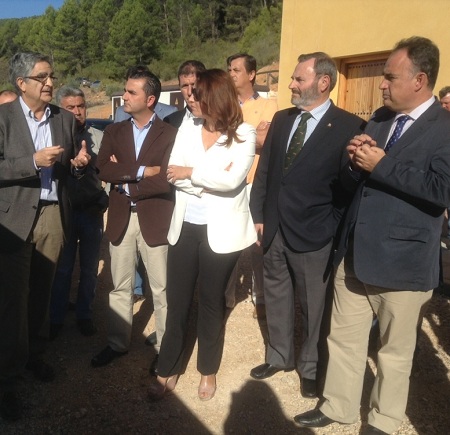 La delegada del Gobierno en Andalucía, Carmen Crespo, visita las últimas actuaciones.