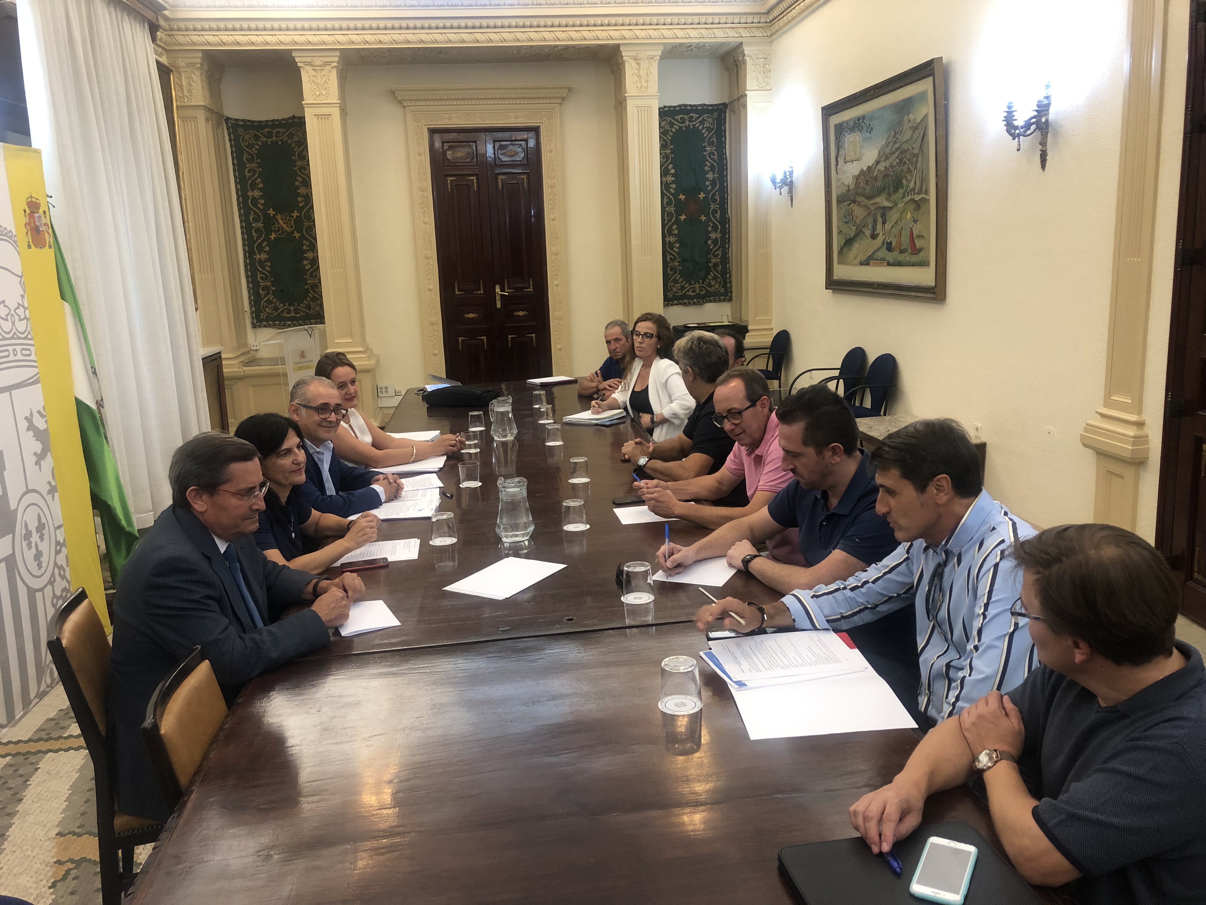 Reunión con los alcaldes de la comarca de Huéscar-Baza