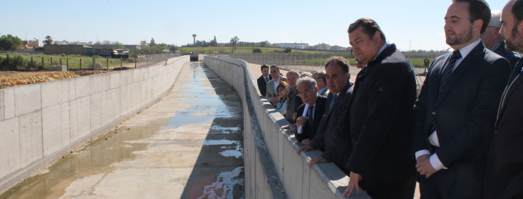 La CHG blinda Utrera frente a las inundaciones del arroyo Calzas Anchas