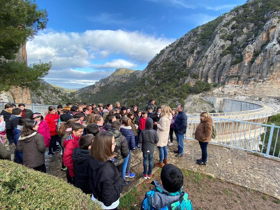 Visita a la presa y al embalse de Quiebrajano (Jaén)