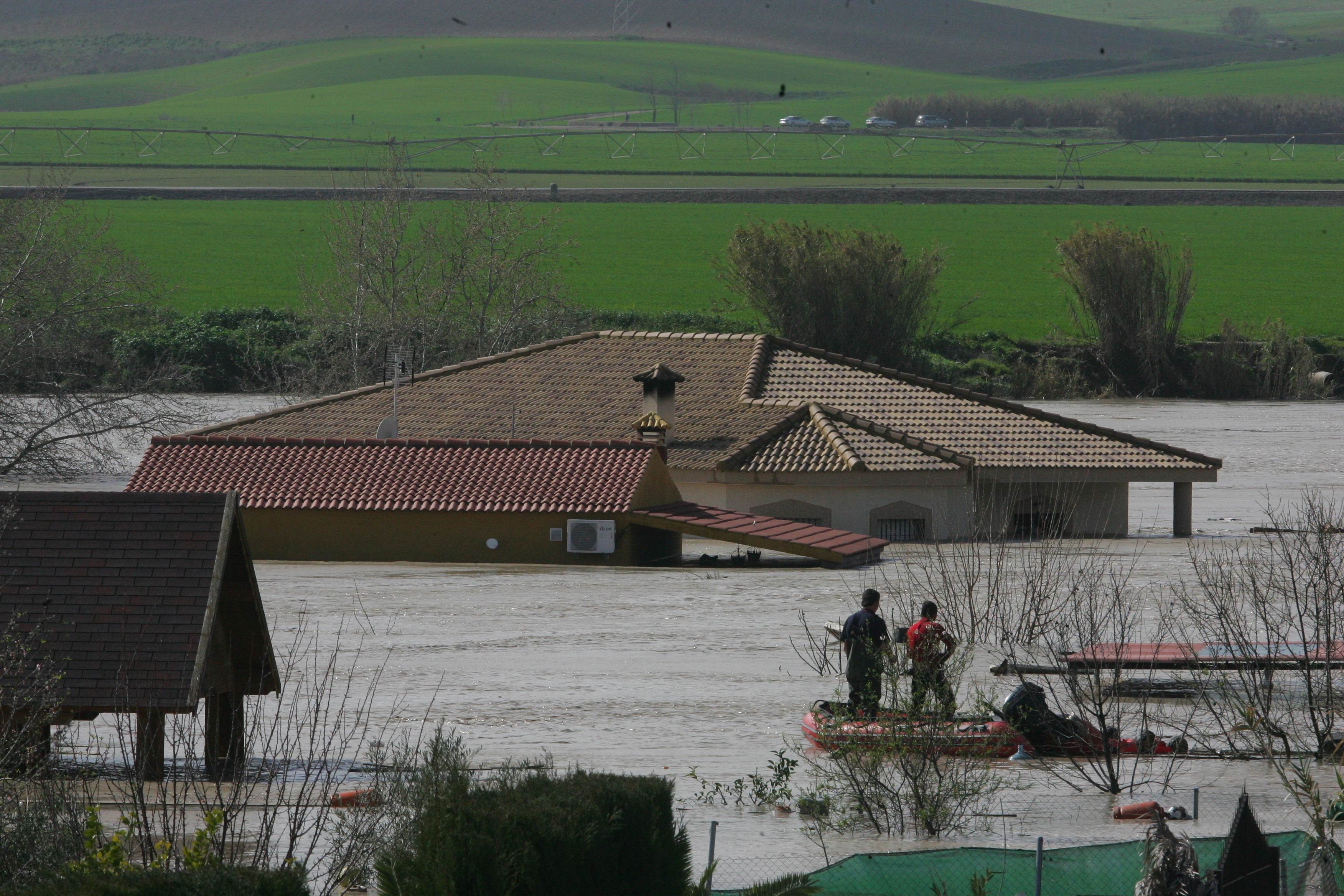 Imagen de archivo. Inundaciones a las afueras de Córdoba