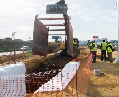 Las obras ya han comenzado en Tomares