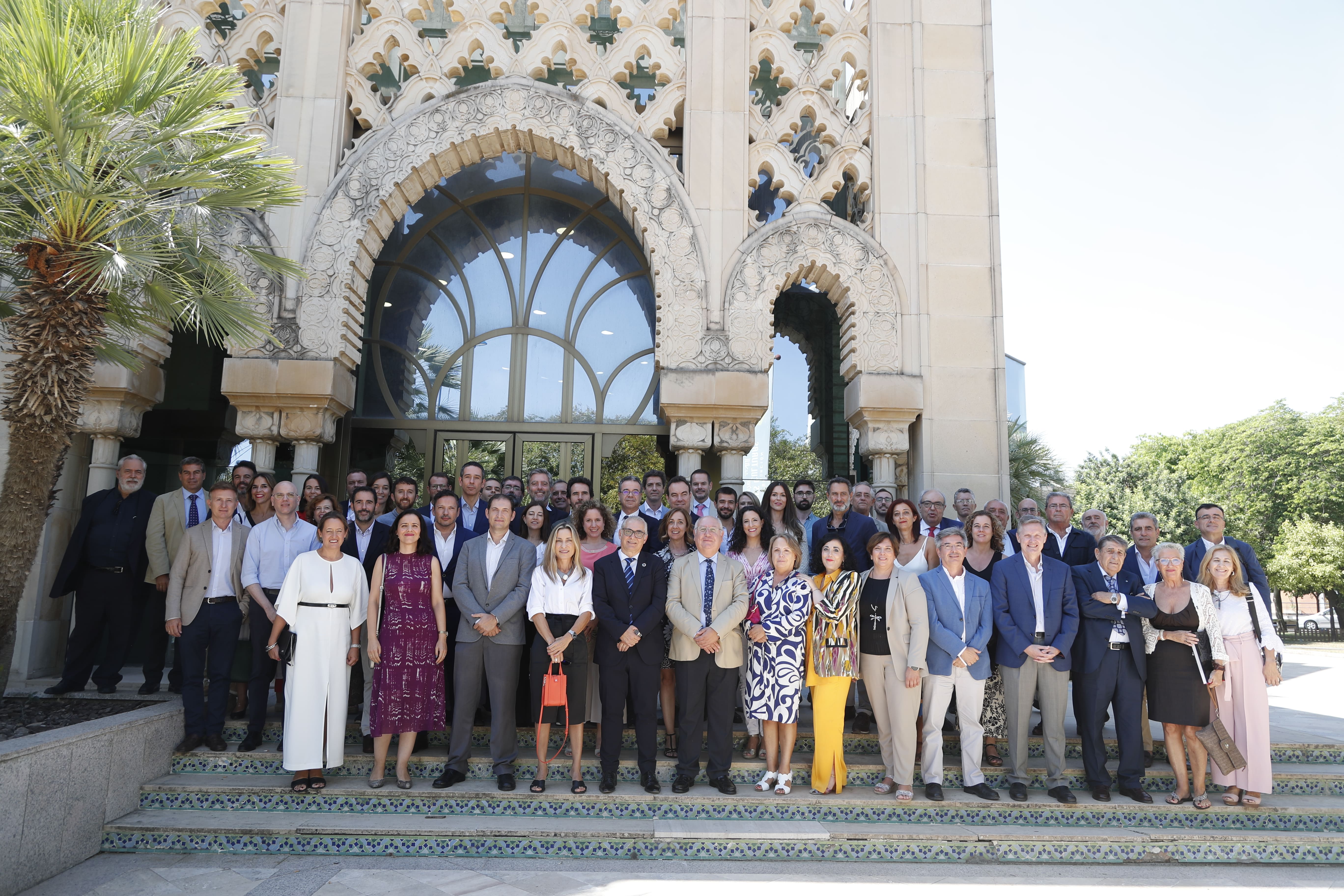 Foto de familia de la Confederación Hidrográfica del Guadalquivir.