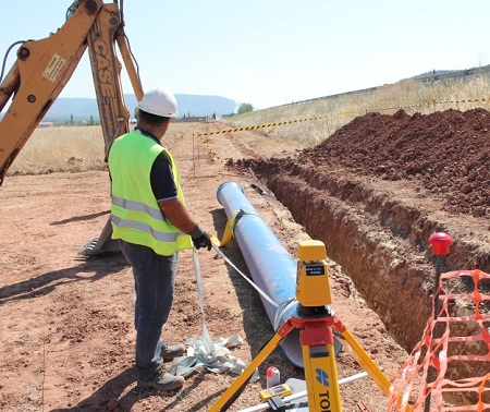 Obras realizadas por la CHG para garantizar el suministro de agua en la comarca