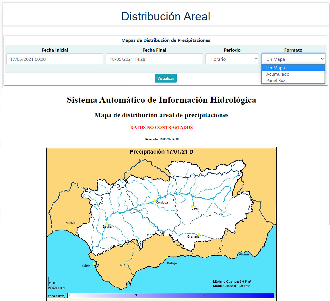 Mapa de Precipitaciones