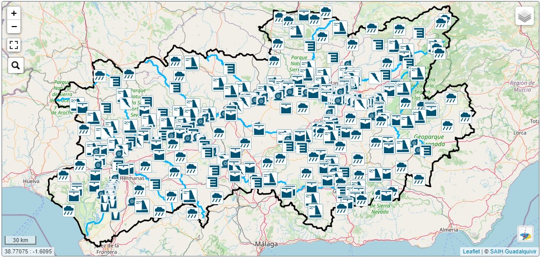 Mapa de la red de Control